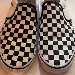 Mens Size 9 Checkered Vans
